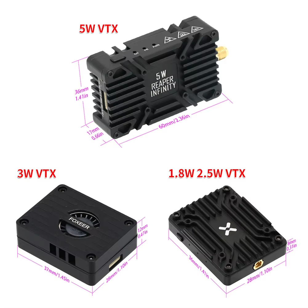 Transmisor de Largo Alcance Fo - Foxeer Reaper Extreme 2.5W Vtx reseña y precio
