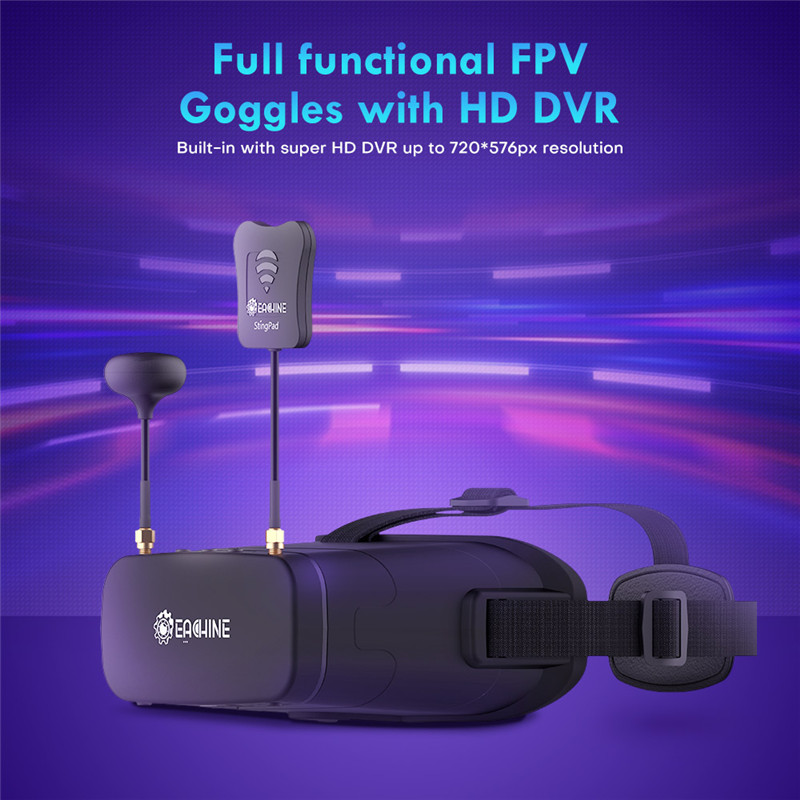 Eachine EV800DM Varifocal 5.8G - Skyzone Sky04O Pro Fpv Goggles reseña y precio